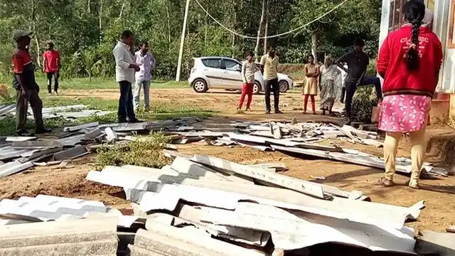 More than 50 houses were damaged after a spell of rainfall hit Kodagu district of Karnataka,
