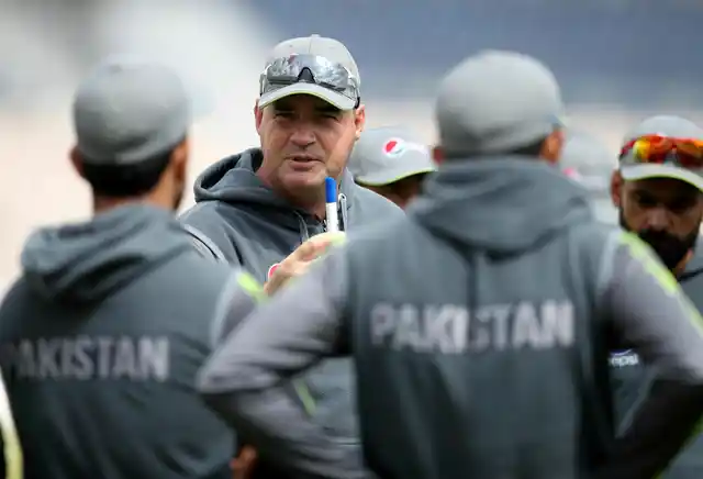 File picture of Pakistan coach Mickey Arthur during a training session with the team.