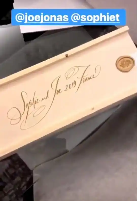 Sophie and Joe Jonas’ wedding invite 