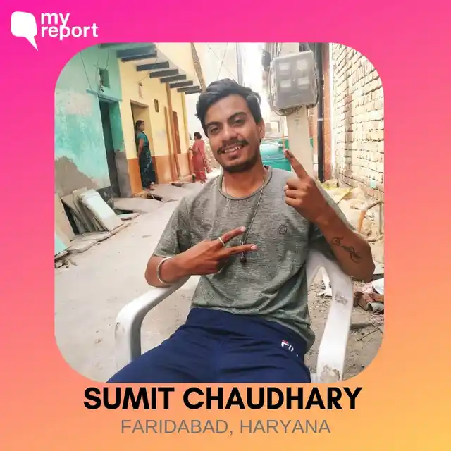 Sumti Chaudhary smiles for a photo.
