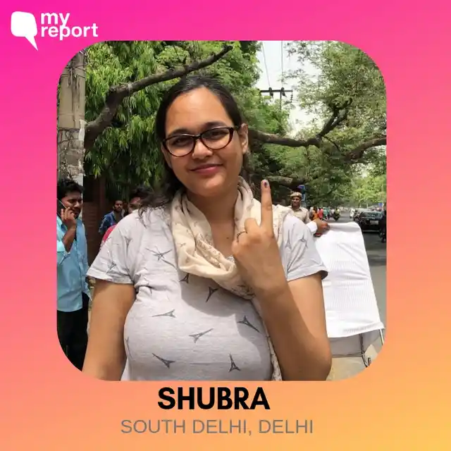 Shubra smiles for a photo.
