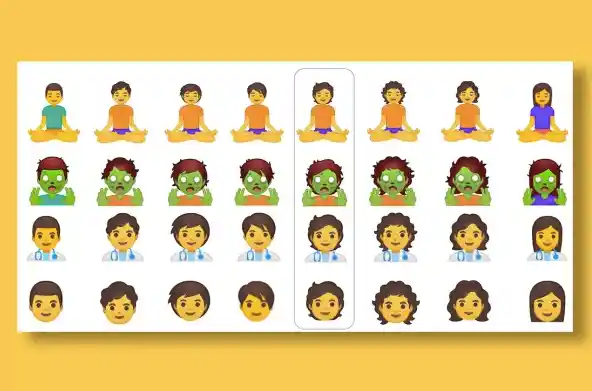 A brief glimpse of the new emojis!