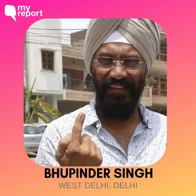 Bhupinder Singh shares his selfie with us.