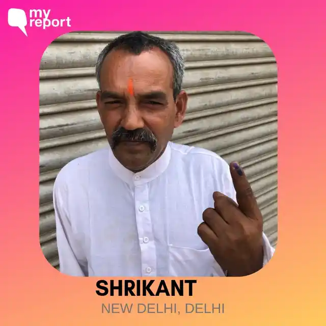 Shrikant cast his vote from New Delhi.