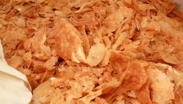 Crunchy, crispy khajla is like a cornflakes breakfast.