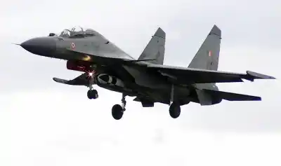 New Delhi: The Su-30 MKI fighter aircraft that successfully fired the BrahMos air version missile, on May 22, 2019. (File Photo: IANS/DPRO)