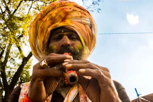 The way Braj region celebrates the festival of Holi makes the visitor breathe colour in the air. 