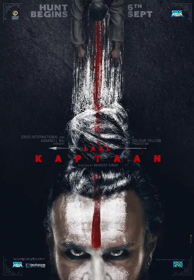 A poster for <i>Laal Kaptaan</i>. 