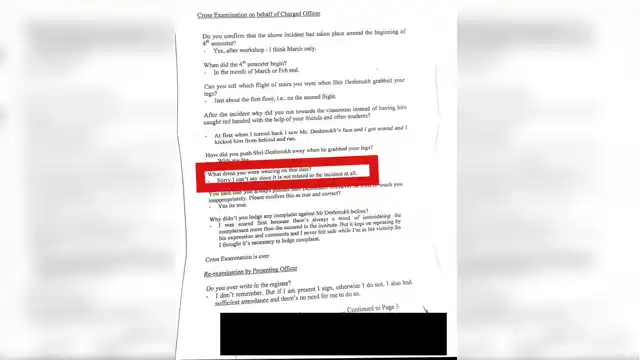 Names of the ICC members have been blacked out to protect privacy.