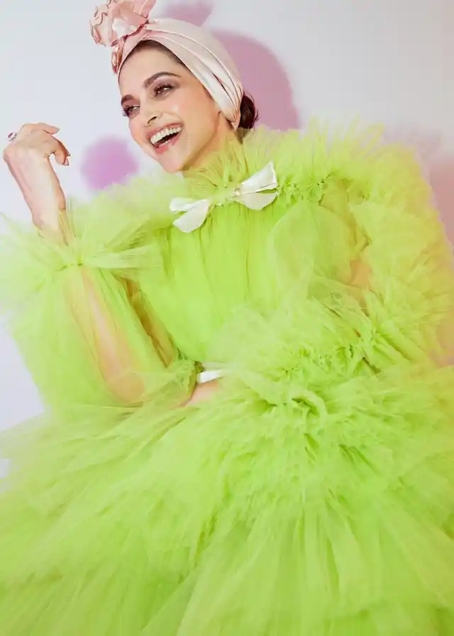 Deepika is all smiles