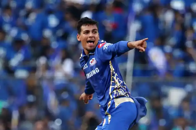 Rahul Chahar made his way into Mumbai Indians’ playing eleven in place of a non-performing Mayank Markande.