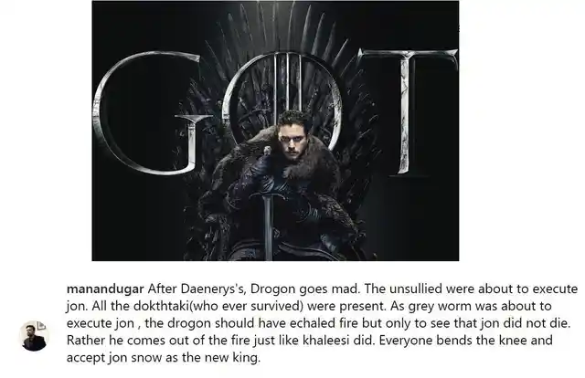 This way or that way, many wanted to see Jon on the Iron Throne.