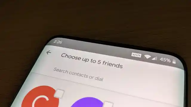 Share the photo with up to 5 friends.