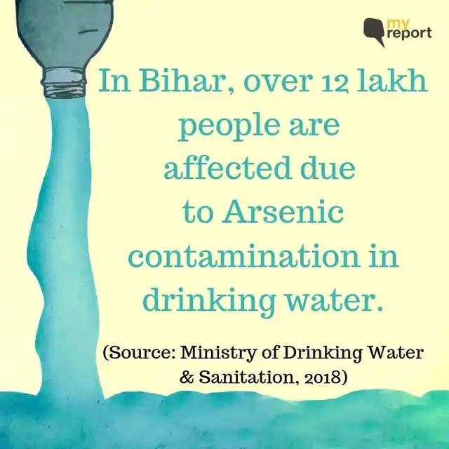 There is high Arsenic in water in many parts of Bihar.