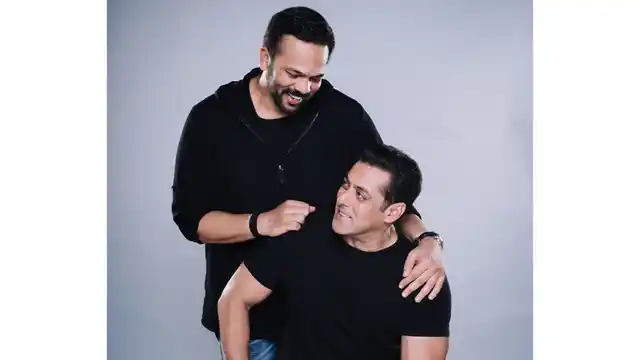 Rohit Shetty with Salman Khan