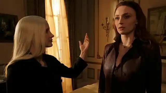 Jessica Chastain and Sophie Turner in <i>Dark Phoenix.</i>