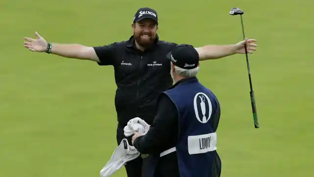 It was a stunning six-shot win, after leading by four strokes overnight for Shane Lowry.