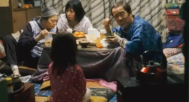A still from <i>Shoplifters</i>. 