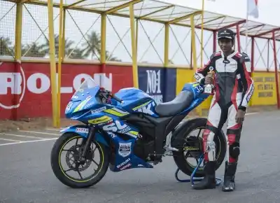 Aryan Gaurav from Pune who finished at second place in the fourth season of Red Bull Road to Rookies Cup.