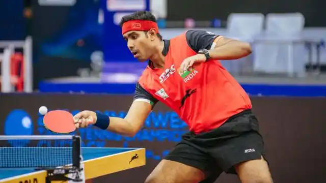 Second-seed Sharath Kamal squandered three match points and then the quarterfinal match against Singapore’s Peng Yu En Koen.
