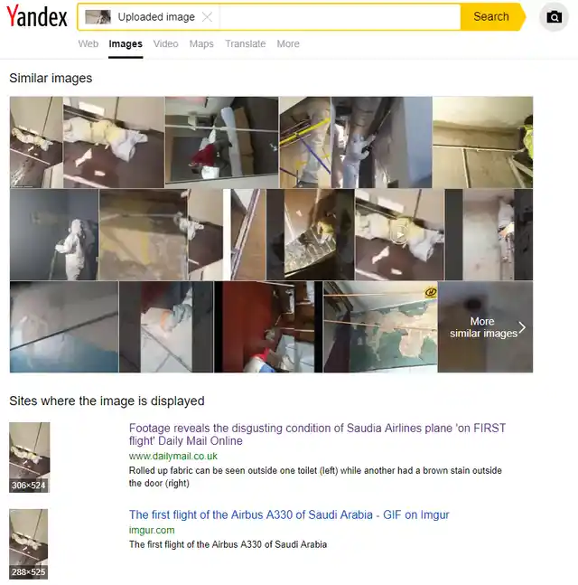 Yandex search led us to an article published by Daily Mail.