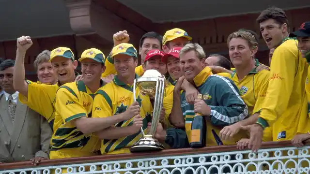 Steve Waugh led Austtralia to their second World Cup title in 1999.