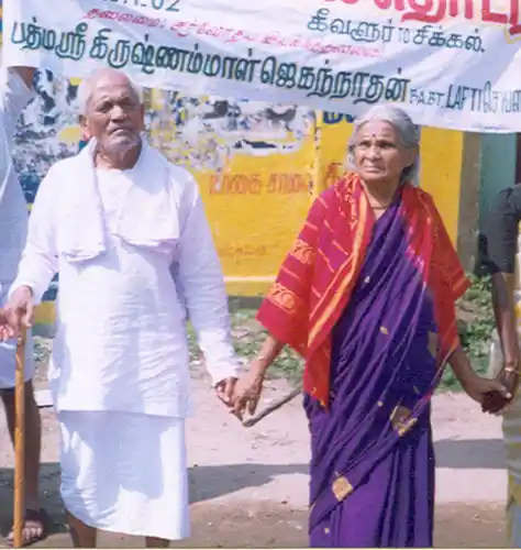 Krishanammal Jagannathan was a Gandhian who fought against social injustice.
