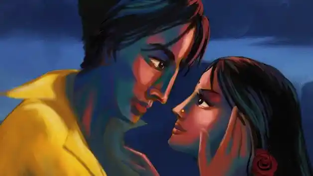 A still from <i>Bombay Rose.</i>