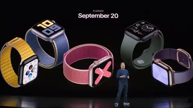 The Apple Watch Series 5.