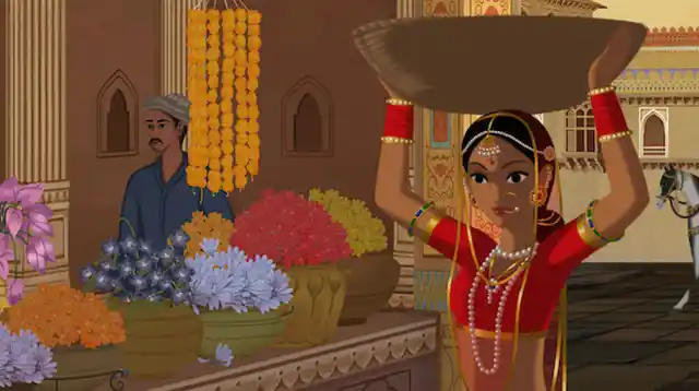 A still from <i>Bombay Rose.</i>