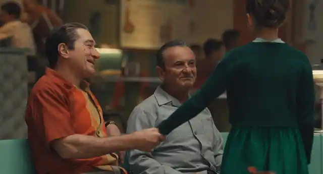Robert De Niro and Joe Pesci in <i>The Irishman.</i>