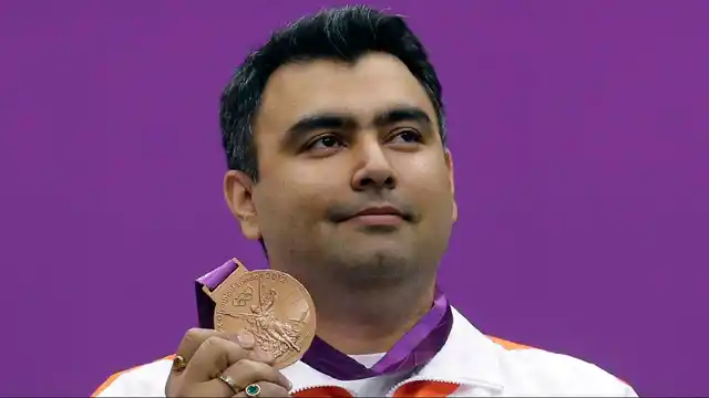 Gagan Narang won the bronze at the 2012 London Olympics.