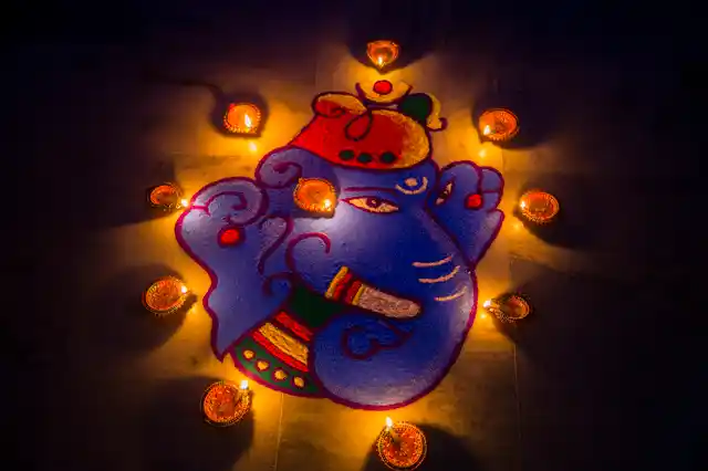 Karwa Chauth Rangoli Designs 