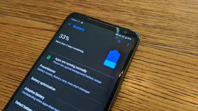 The 6000mAh battery lasts really long.