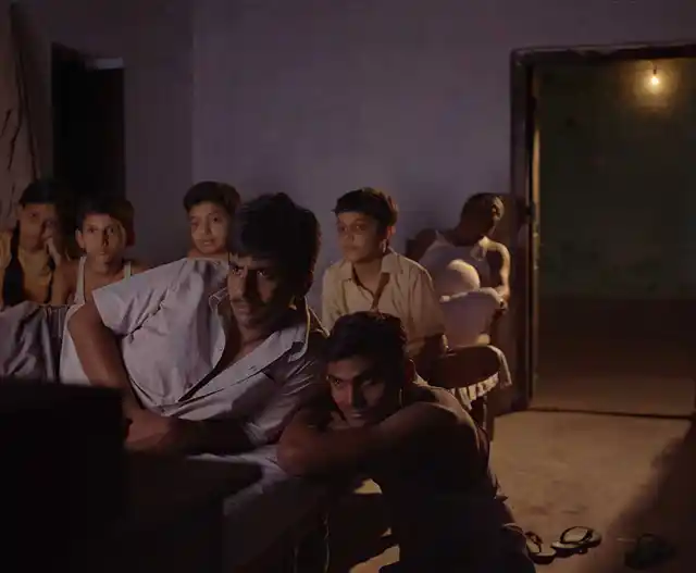 A still from <i>Gamak Ghar</i>