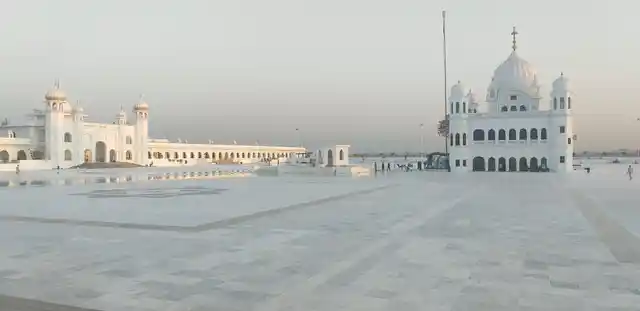 The Kartarpur Sahib gurdwara. 