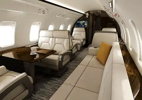 Bombardier Challenger 650 Aircraft.