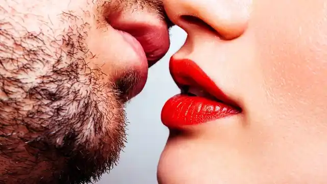 ‘My wife doesn’t like kissing.’