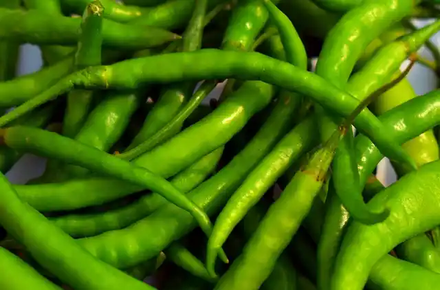 Chillies heat up your sex life too due to a substance called capsaicin.