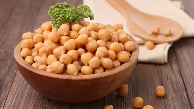 Chickpeas are loaded with happy mood B vitamins.