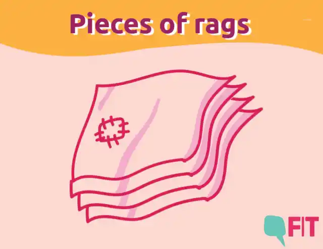 One of the first few documented evidence of the usage of the rags during menstruation goes back to Ancient Greece.