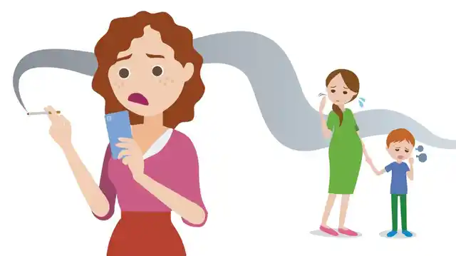 Exposure to second-hand tobacco smoke can cause serious and fatal diseases in adults and children.