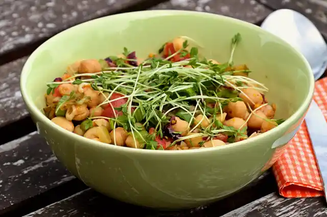 Chickpeas are loaded with fibr and are extremely healthy for the heart.