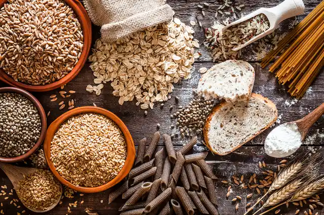 No processed flour please! Stick to whole grains.