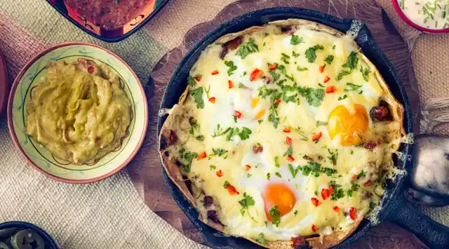 Eggs can be had boiled or scrambled.