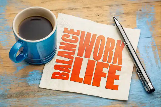 Make a list to figure out how you would want your life to look like in terms of the balance between work, family life and time for yourself.