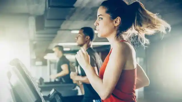 Exercising during your period is normal and even helpful for the pain.