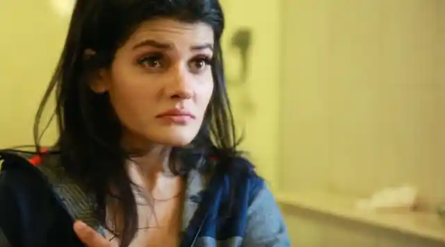 Nikita wears hard lenses to help “push the eye in” so she can see better.