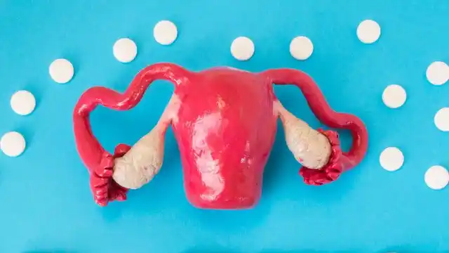 Just before a period, progesterone and estrogen levels change.