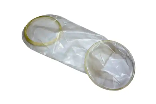 Anatomy of a female condom.